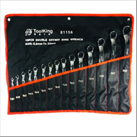 ຊຸດກະແຈປາກ 15ອັນ/ຊຸດ TOOLKING ລຸ່ນ TK-81158